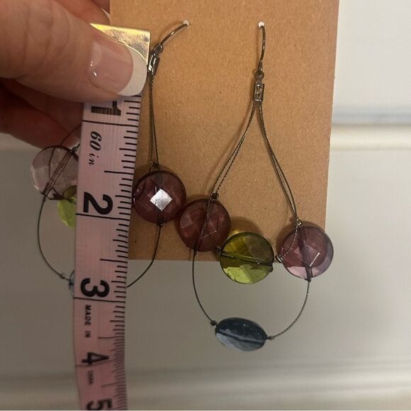 Beaded‎ Wire Earrings - Picture 6 of 7